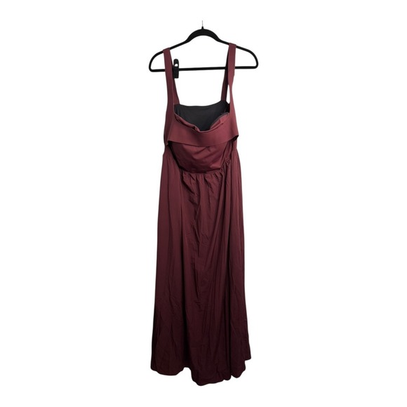 Halara Breezeful Push Up Maxi Dress XL NWT Amaranth Padded - Picture 6 of 13